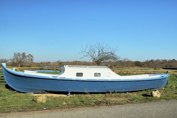 la pinasse au repos ! 