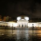 la pioggia a piazza plebiscito