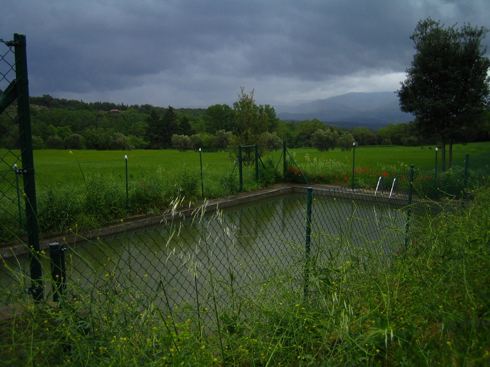 La piscina de la finca.