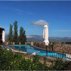 La piscine du Parador de Tortosa