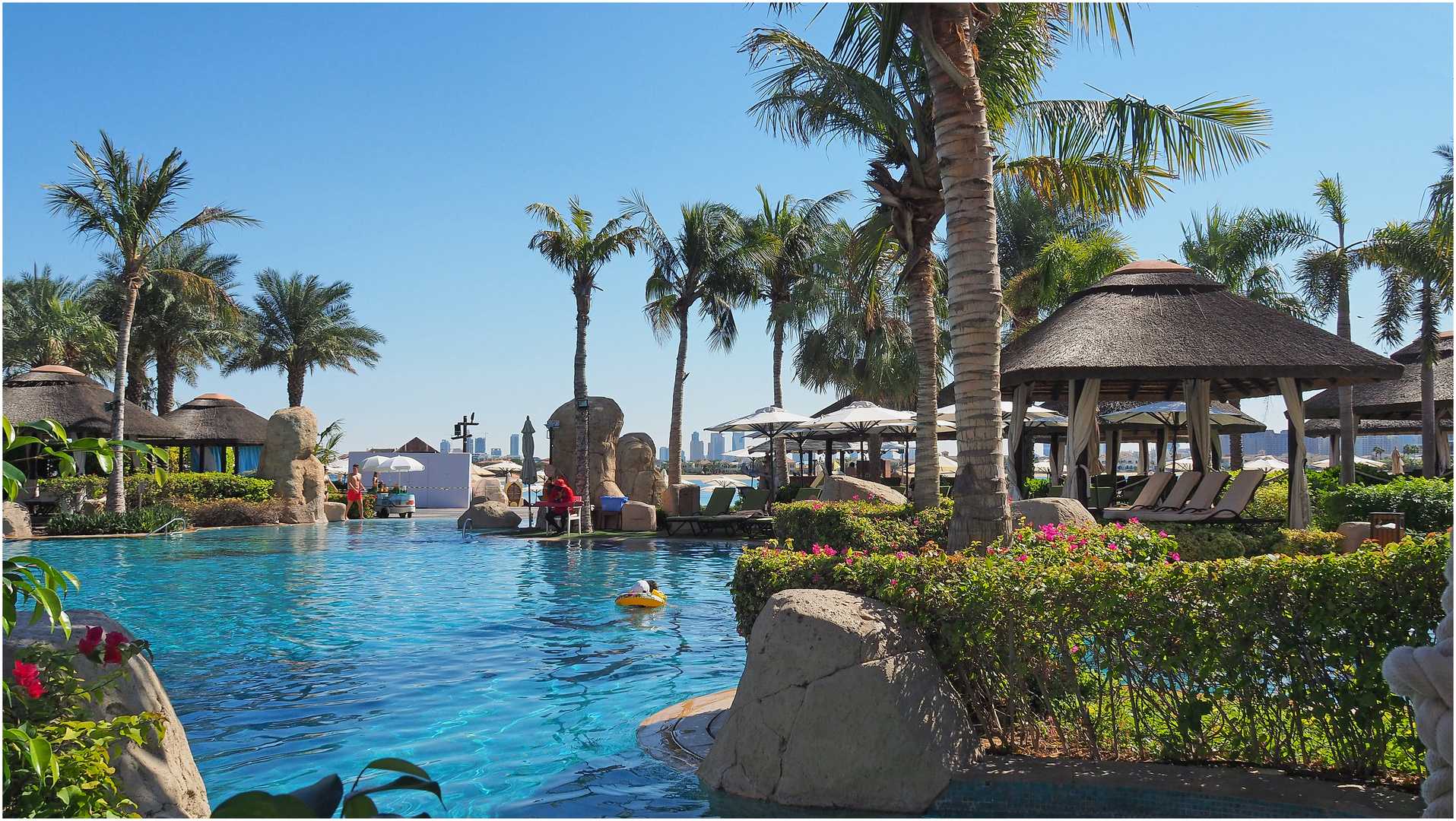 La piscine du Sofitel The Palm