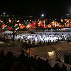 la pista de hielo en el zócalo de la cd. de Mexico