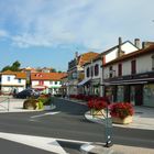 La place de Boucau sous le soleil 