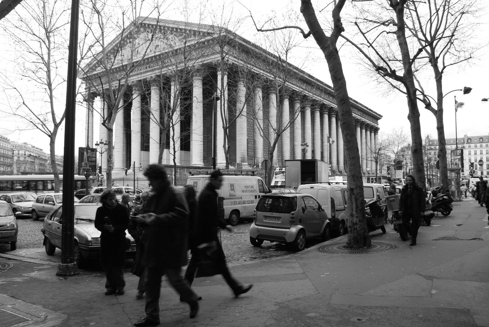 la place de la Madeleine, Paris 8ème.