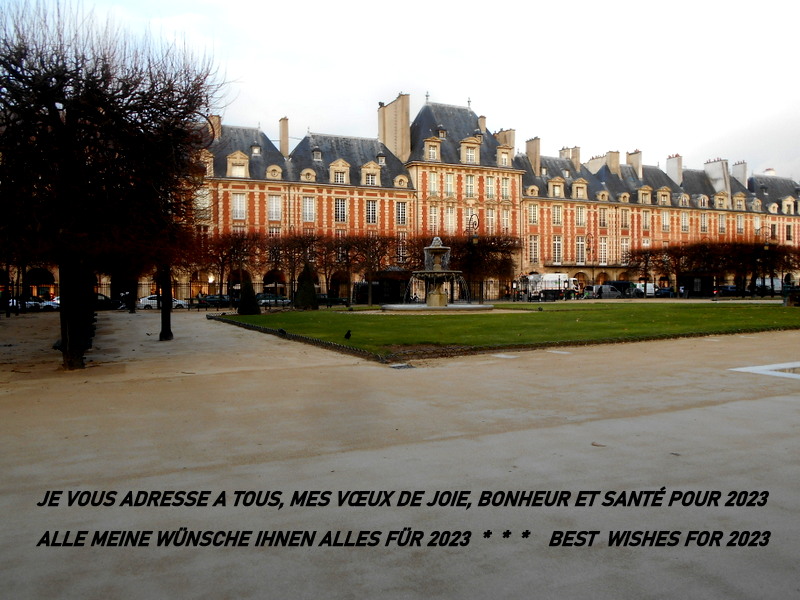 La place des Vosges à Paris