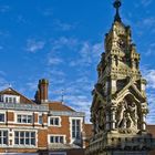 La Place du marché et la fontaine publique  --  Saffron Walden