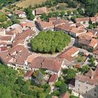 La Place ronde Armand Fallières à Fourcès - Gers