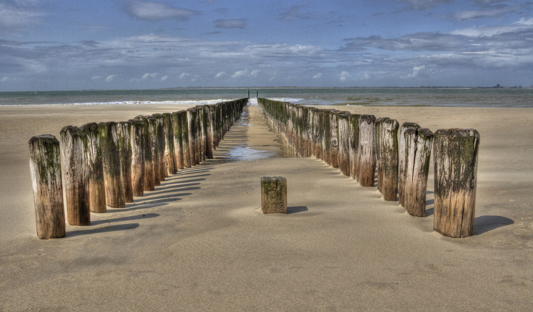 La plage à Breskens (Hollande)