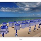 la plage à Cabourg