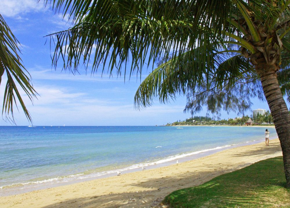 La plage de Anse Vata à Nouméa