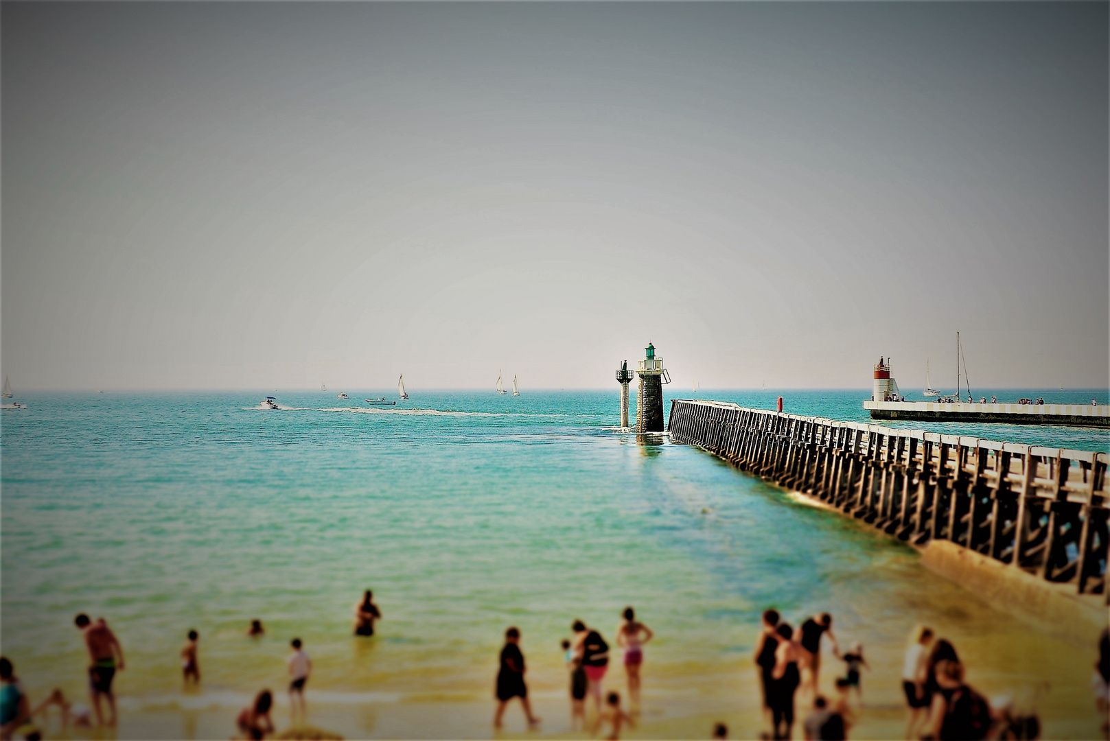 La plage de Capbreton.