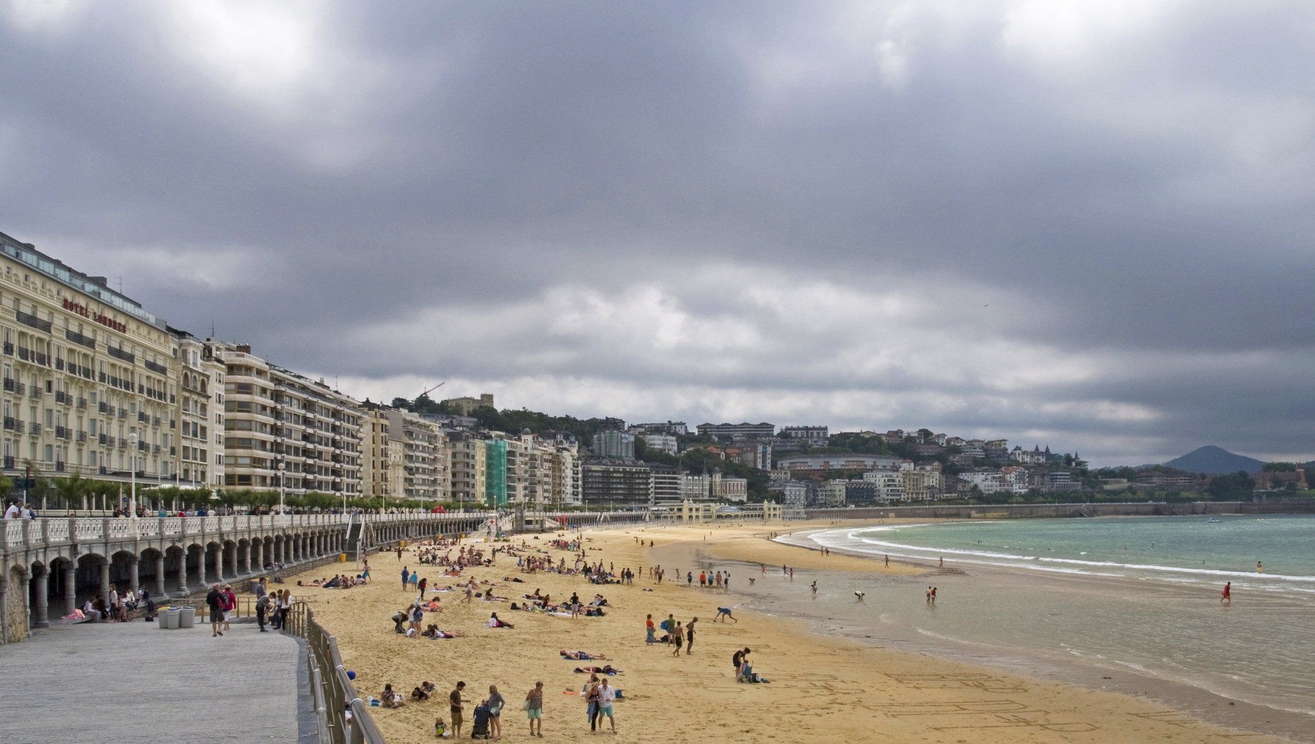 La plage de la Concha -- San Sebastian -- Der Strand von « La Concha »