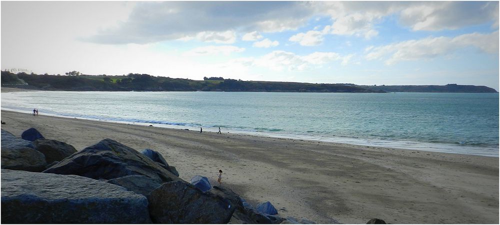 la plage de l'anse Du Guesclin