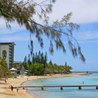 La plage de l’Hôtel Château Royal à Nouméa