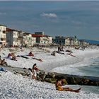 la plage de marbre  de carrare....