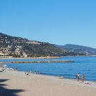 La Plage de Menton en fin d’après-midi, hors saison