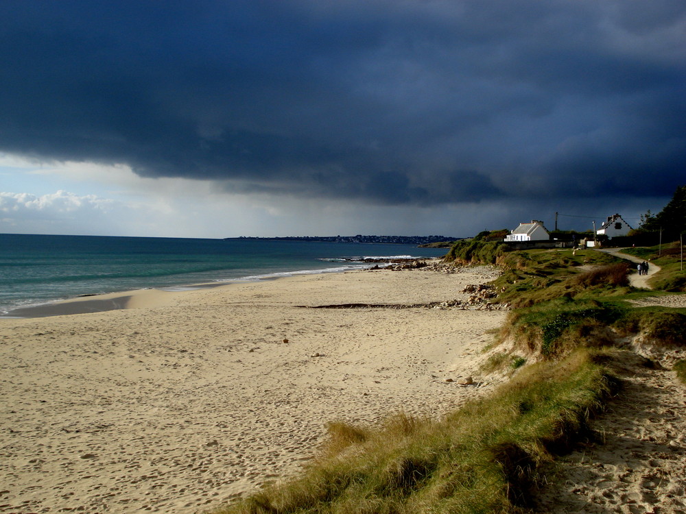 la plage de mesperleuc plouhinec ( 29 )