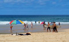 La plage de Mimizan Lespecier