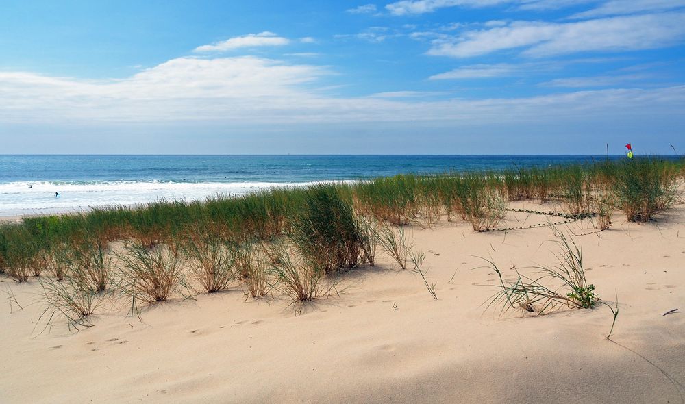 La plage de Mimizan Lespecier