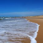 La plage de Mimizan Lespecier en août