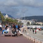 La plage de Nice et la Promenade des Anglais