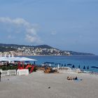 La plage de Nice hors saison