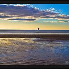 La plage de Pentrez, Finistère, coucher de soleil