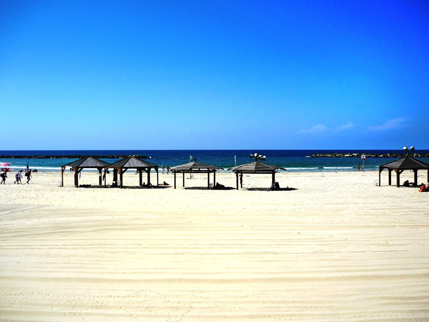 La plage de Tel-Aviv