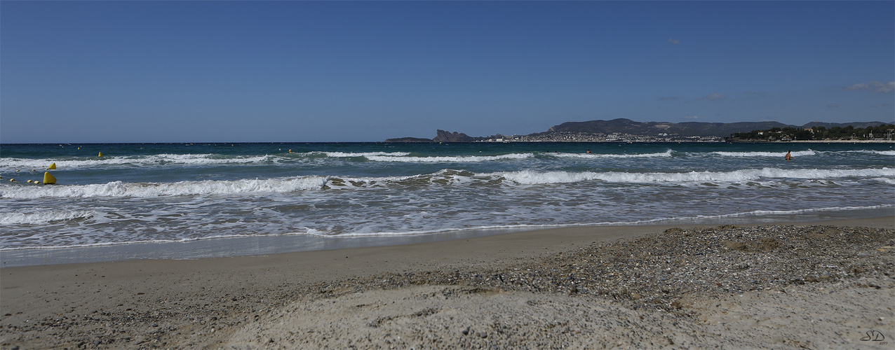 La plage des Lecques 