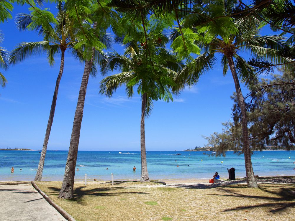 La plage devant l’Hôtel Méridien	