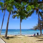 La plage devant l’Hôtel Méridien	