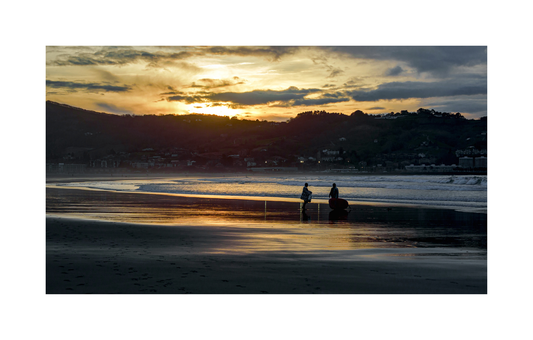 La plage d'Hendaye au temps où .....