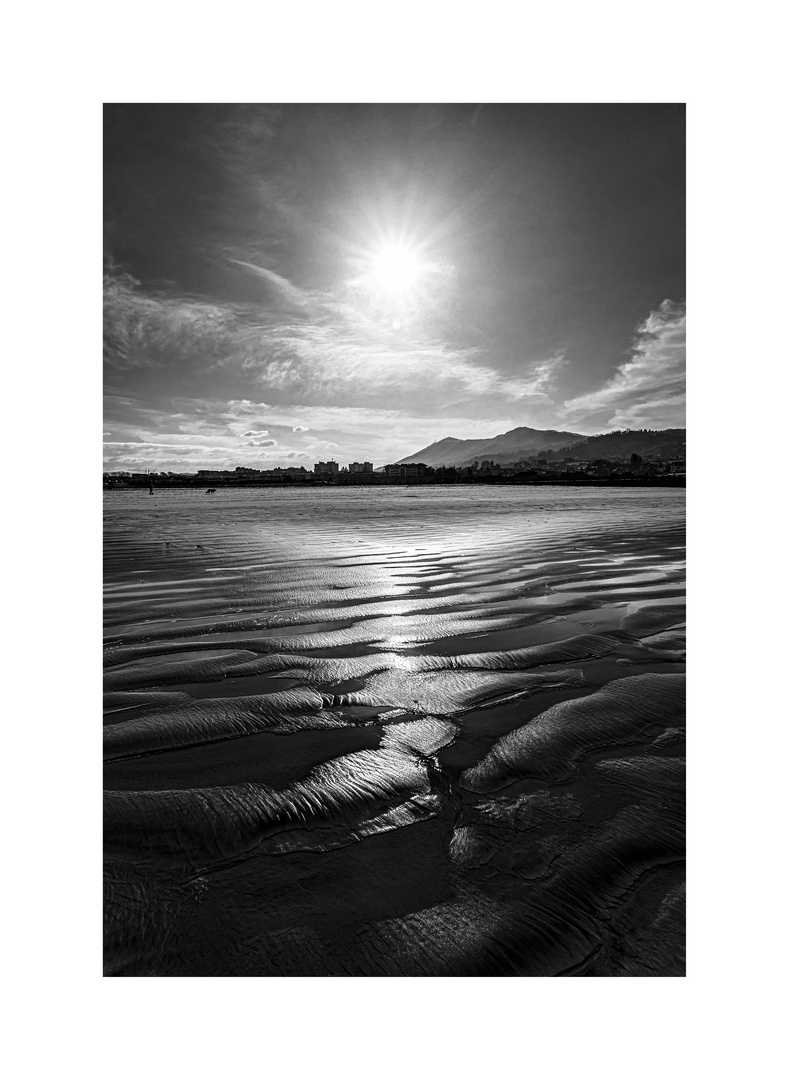 La plage d'Hendaye