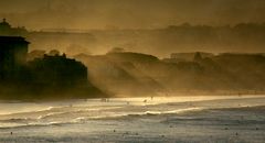 la plage d'Hendaye