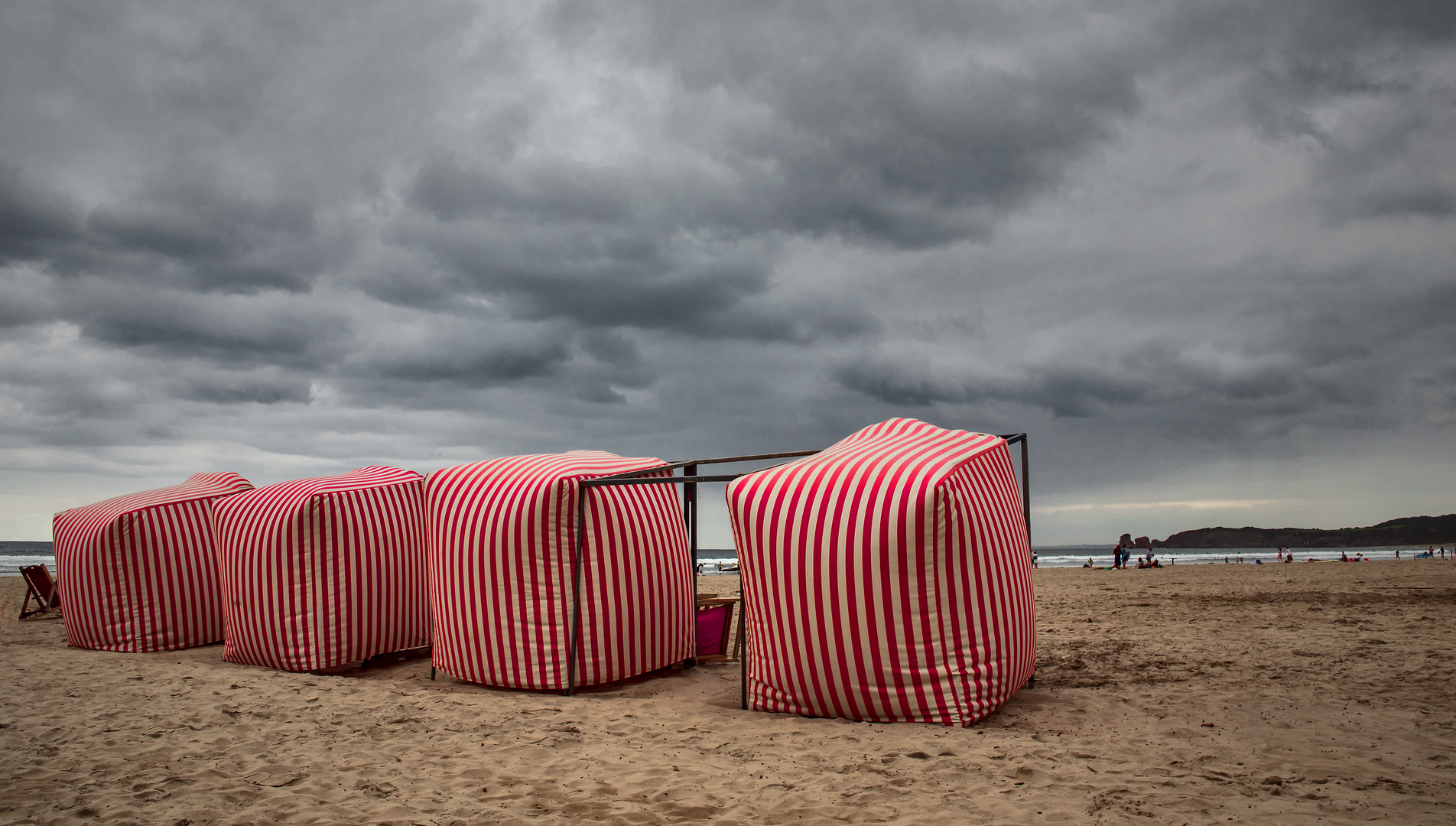 La plage d'Hendaye