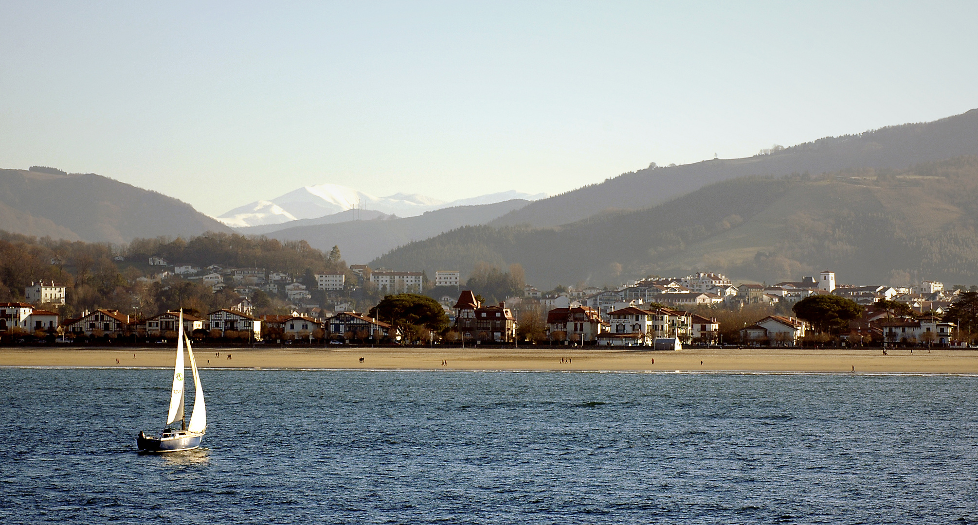 la plage d'hendaye