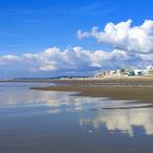 la plage du Touquet à Marée basse...