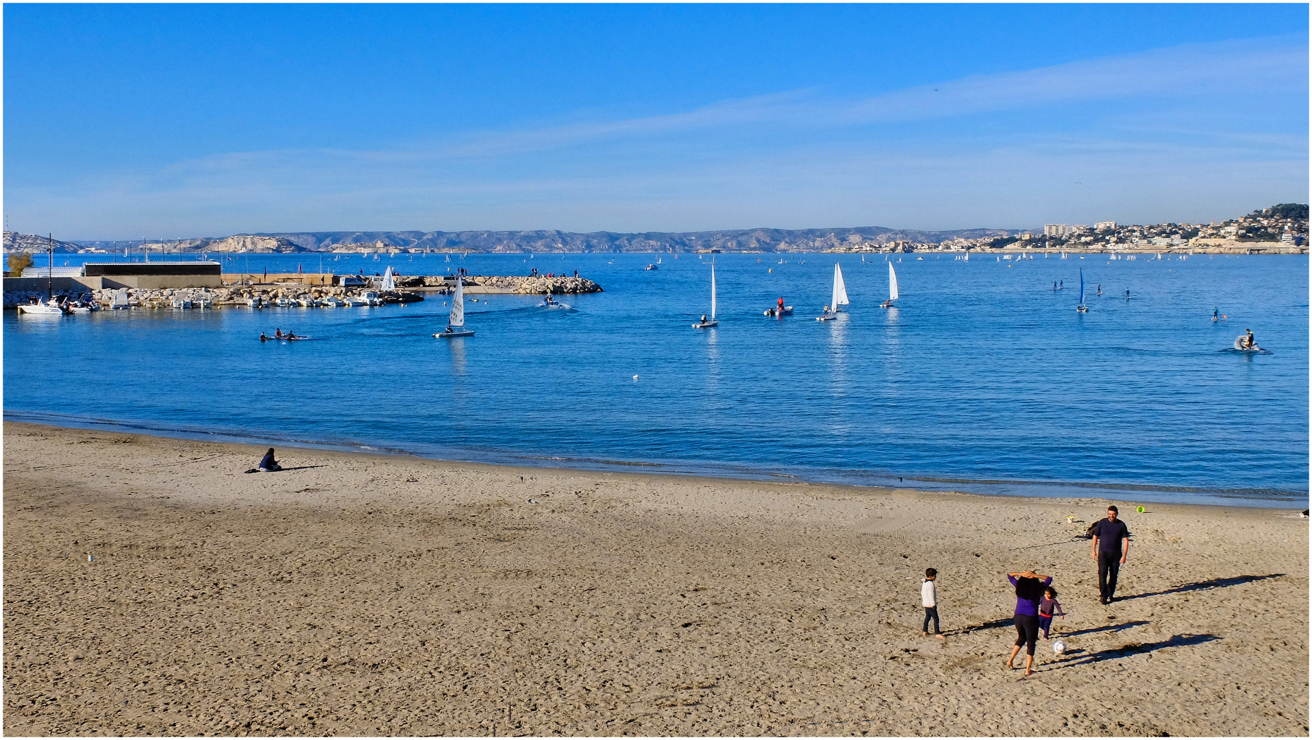 La plage en douce...