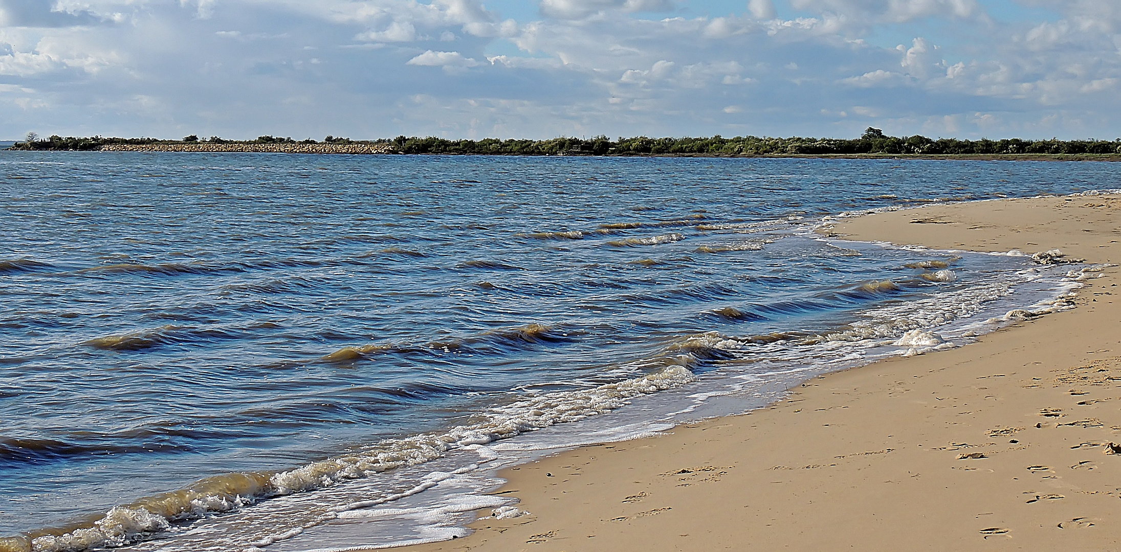 la plage en Octobre