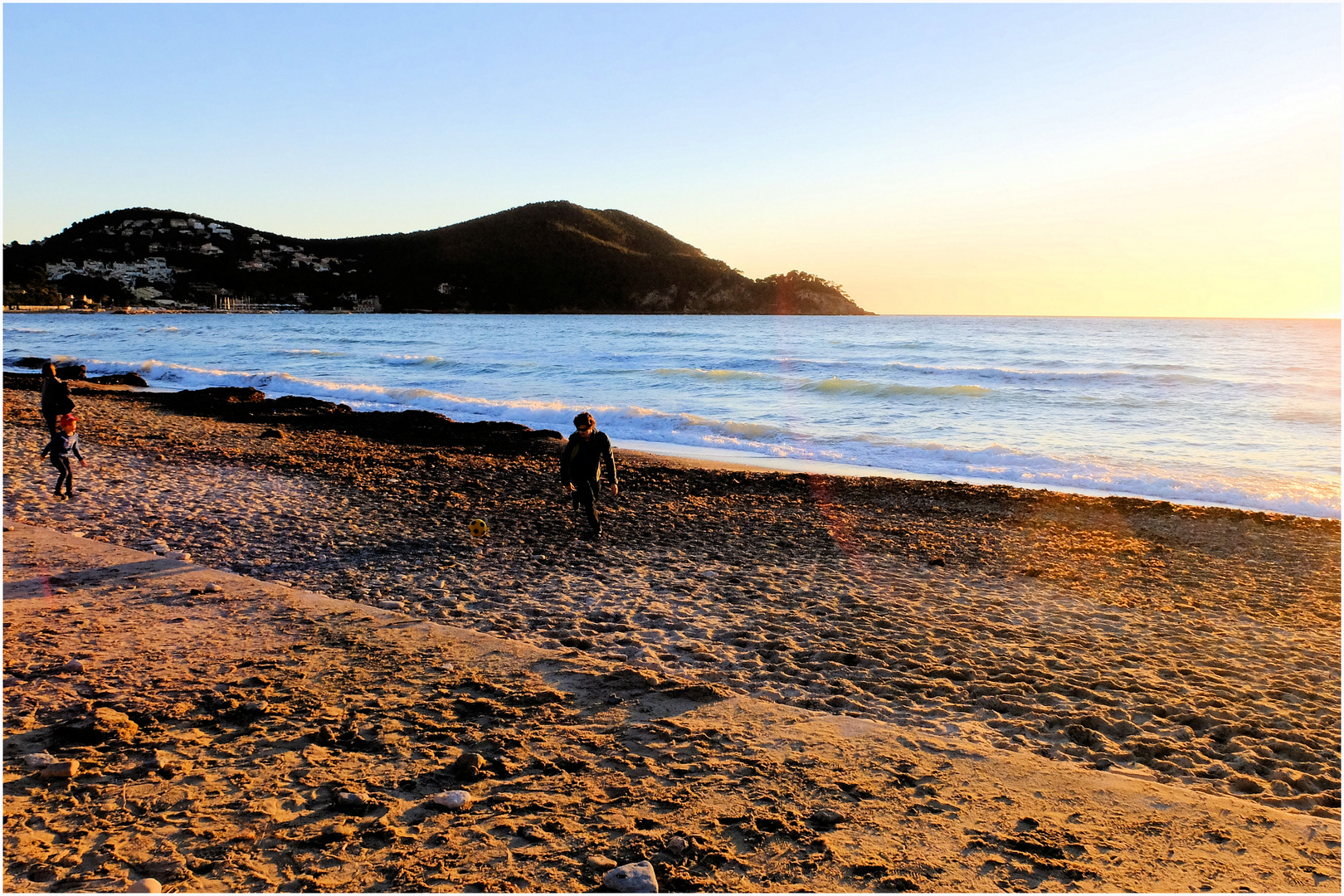 La plage en sommeil