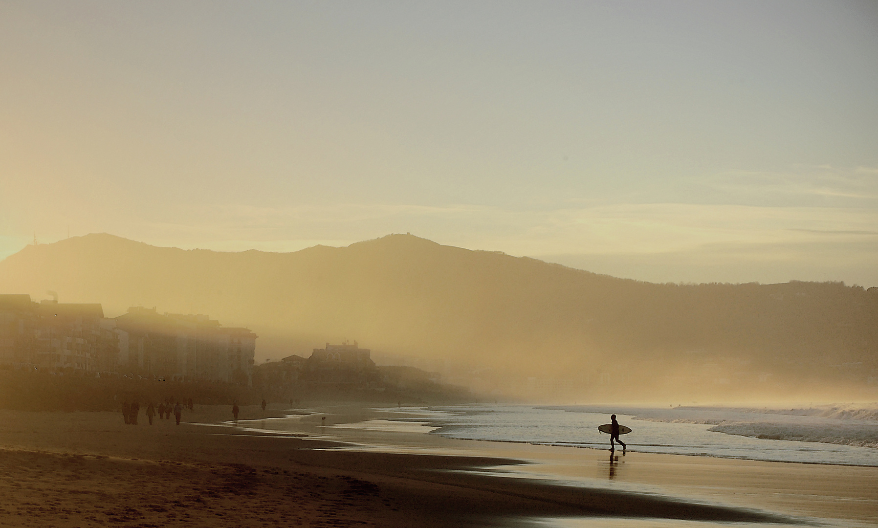 la plage hendaye