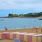 La plage le matin avant la ruée -- Saint-Jean-de-Luz -- Der Strand morgens vor dem Ansturm.