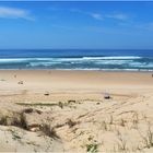 La plage vue de la dune