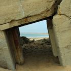 La plage vue du Blockhaus