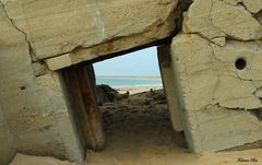 La plage vue du Blockhaus