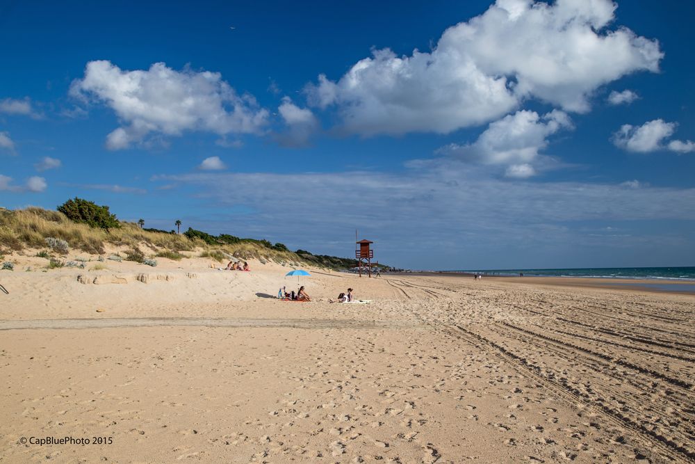 La Playa Barrosa Strand Richtung Conil de la Frontera