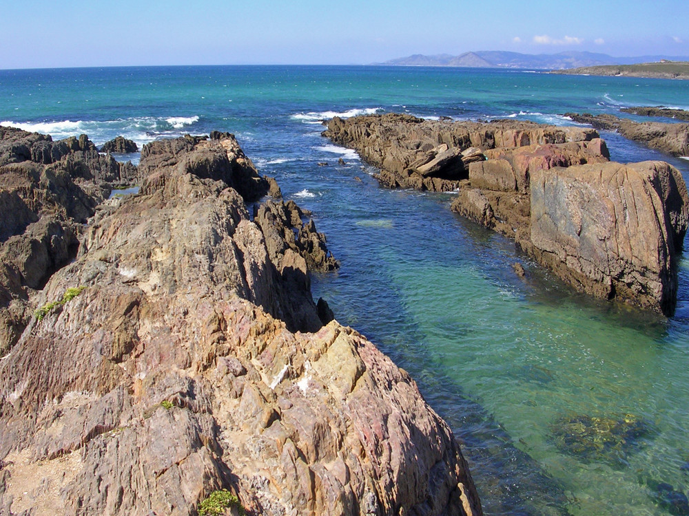 La playa de As Furnas, de Xuño (A Coruña)