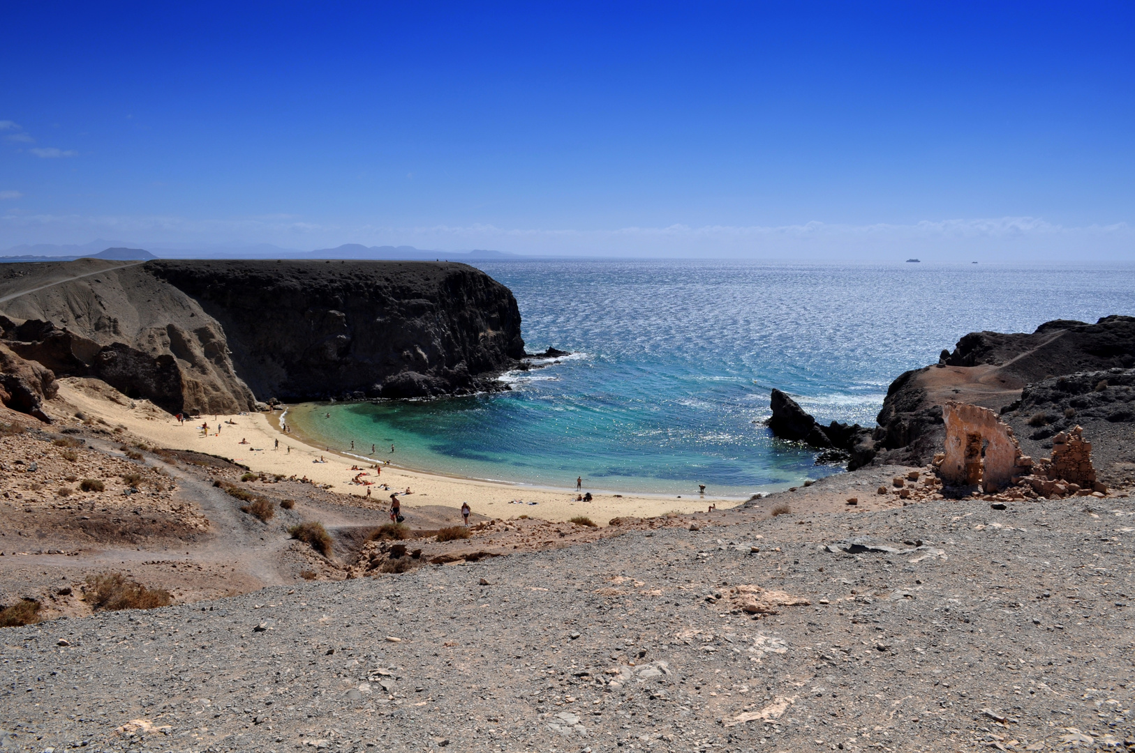 La playa de Papagayo