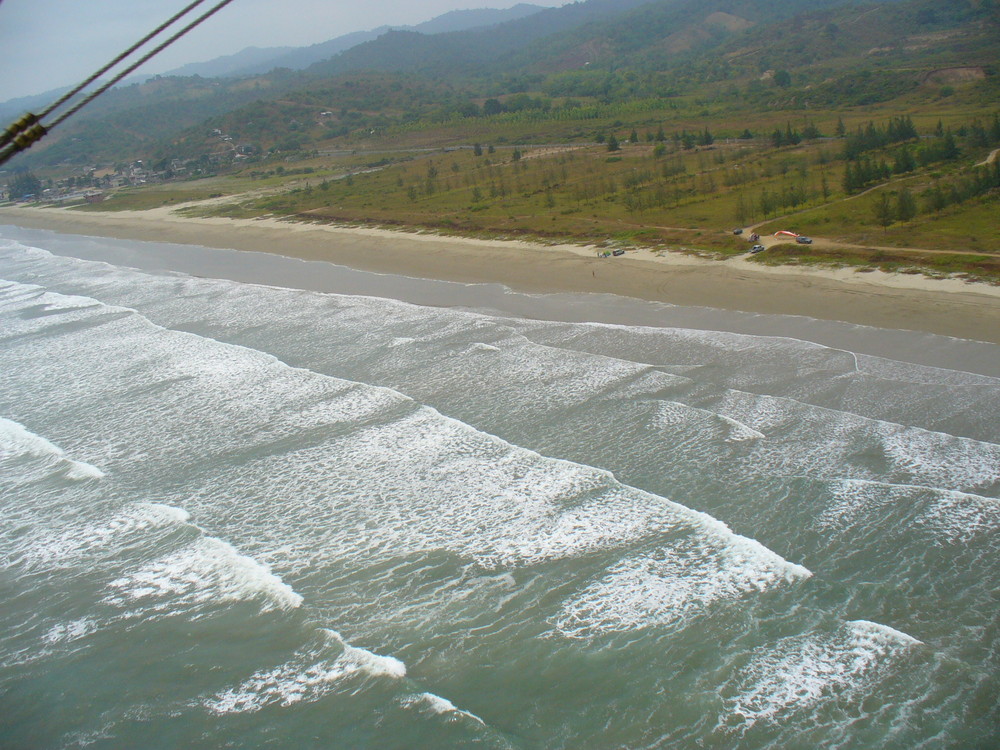 La playa desde el aire