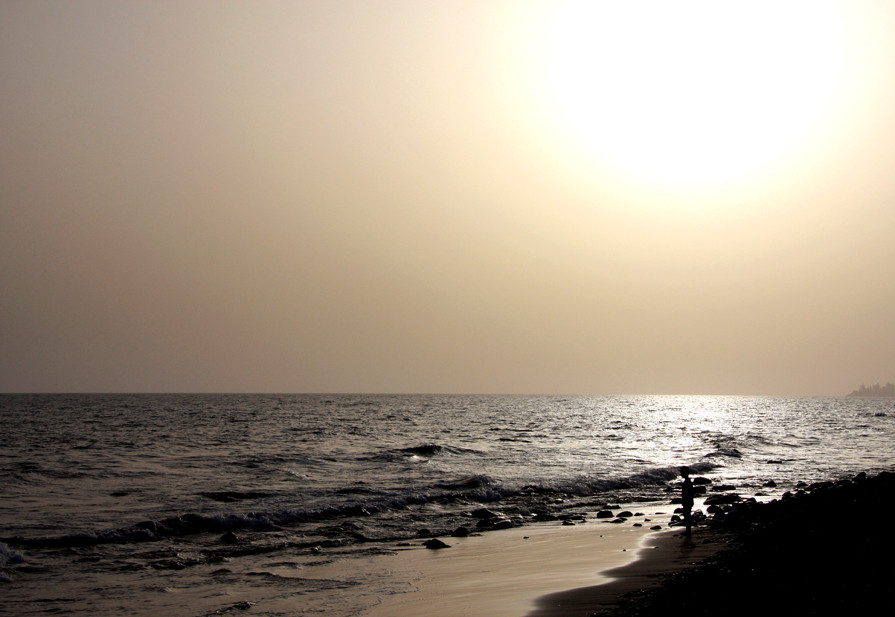 La playa y yo